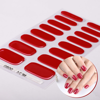 Bandes de gel semi-durcies infusées de cristaux Pro Series, durcissement UV, imperméables, hypoallergéniques