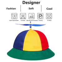 Sombreros de Pescador Unisex Multicolor con Diseño de Hélice, Gorras Casuales para Exteriores, Sombrero para el Sol
