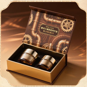 Caja de regalo para productos de cuidado de la piel personalizada, caja de embalaje para esencias cosméticas personalizadas, caja de regalo con tapa abatible para el mantenimiento de la piel, personalizada. - Product Image 4