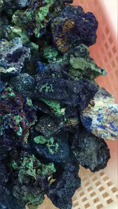 Venda por atacado excelente amostras de cristal azurite malachite