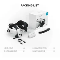 Aksesori VR BOBOVR S3 Pro Super Strap Kompatibel untuk Headset 3S dengan Pendingin Udara dan Baterai 10000mAh yang Dapat Ditukar Saat Panas