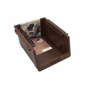 Inomata Organizzatore per la casa e l'organizzazione a 2 livelli marrone basso - Product Image 1