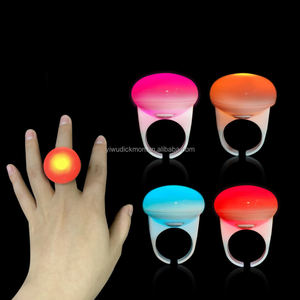 Custom <strong>Concert</strong> Cheer LED Ring Light Music Festival Flashing Finger Light Bar KTV Atmosphere <strong>Props</strong> Glowing Party Ring Light - Product Image 3