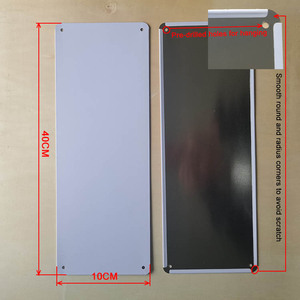 CHIHUAHUA 사용자 정의 금속 표시 거실 애완 동물 가게 야외 벽 장식 접시 10x40CM CHOW CHOW 클래식 개 거리 주석 표시 - Product Image 4