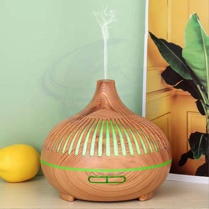 Diffuseur d'aromathérapie à grain de bois, humidificateur ultrasonique, petit humidificateur pour chambre à coucher, diffuseur d'aromathérapie intelligent - Product Image 6