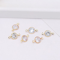 Pendentif tendance en laiton et zircon de haute qualité, idéal pour la création de colliers et bracelets faits main – Vente flash