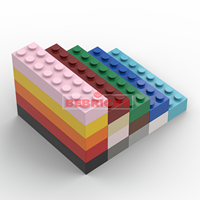 BEBRICKS Série de pièces de construction 3007 Plaque 2x8 Blocs de construction Jouet Pièce de base MOC Ensemble de plaques pour garçons et filles Créer