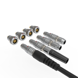 Connecteur circulaire push-pull pour instruments médicaux et esthétiques, adaptateur métallique pour sonde ultrasonique et appareil de thérapie par ondes de choc - Product Image 6