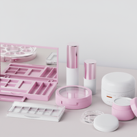 Palette de fards à paupières compacte en plastique de luxe personnalisée Choebe, pot cosmétique, tube à rouge à lèvres, conteneur pour gloss à lèvres