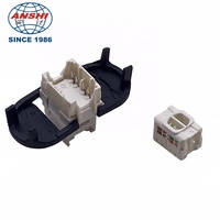 Panel Patch Jaringan ANSHI UTP CAT5E/CAT6/CAT6 dengan Desain Keystone Jack Snap-In Terpasang, 8/12/24/48 Port, Tinggi 1U