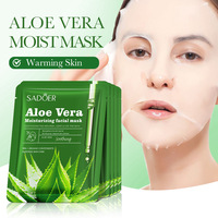 Masque Facial Coréen Réparateur Hydratant au Sérum de Camélia, Ligne de Produits de Soins de la Peau OEM SADOER à Marque Privée