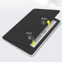 Casing Kindle Putar 360 Derajat, Fitur Auto Sleep/Wake, Pelindung E-Reader, Penutup Kulit PU untuk Kindle Paperwhite 4 5 6 Kindle 2024