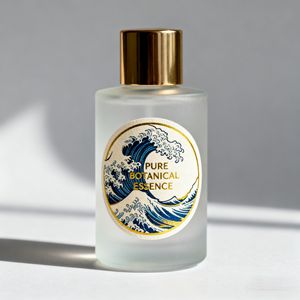 Pegatinas de decoración de boda de lámina dorada, pegatinas de sellado láser <span class=keywords><strong>Flash</strong></span>, etiquetas adhesivas para caja de regalo - Product Image 3