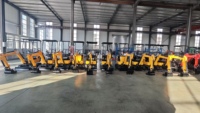 Mini-excavatrice hydraulique YUMO de 0,8 tonne, 1 tonne, 1,5 tonne, 2 tonnes, 3 tonnes, moteur Eaton, PLC, excavatrice compacte sur chenilles, garantie 1 an