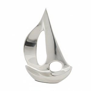 Bote de Aluminio Pequeño para Oficina en Casa o Exhibición Educativa (22.9Lx8.3Wx31.1H cm) - Product Image 1