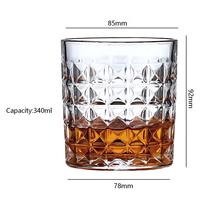 Verres à whisky personnalisés avec logo en relief, verres à whisky rock, verres old fashioned, cristal sans plomb, plusieurs designs et capacités