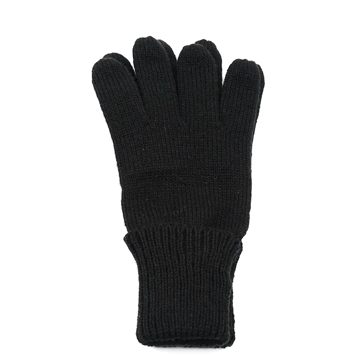 Anpassen Acryl Winter Touchscreen Magic Gloves Frauen Männer Warm Stretch Gestrickte Woll handschuhe Touchscreen-Handschuhe