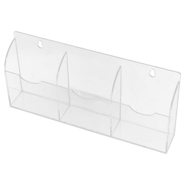 Clear Acrylic Remote Control Holder Wall Mount Acrylic Remote Control Storage Box Transparent Acrylic Remote Control Box