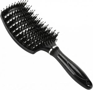 Herramienta Profesional de Peluquería, Peine para Masaje del Cuero Cabelludo, Cepillo para Desenredar Cabello Rizado Húmedo o Seco para Mujeres - Product Image 1
