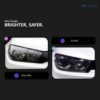 Faro LED Láser Plug and Play para VW Scirocco 2009-2017, Versión Alta, con DRL y Luz de Giro, Reemplazo de Actualización de Ajuste Directo
