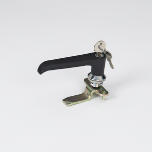 Serrure à poignée en L à 3 points avec clés, système de verrouillage sécurisé pour armoires électriques, panneaux de commande, boîtiers industriels - Product Image 3