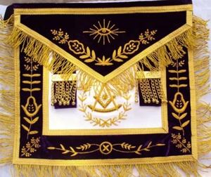 Tablier Master en tissu blanc, nouveau modèle, fait à la main - Product Image 2