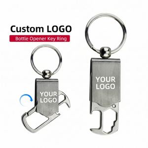Torque Ring Metal Portable Bottle Opener <b>Key</b> <b>Chain</b> With Custom Logo - Product Image 5