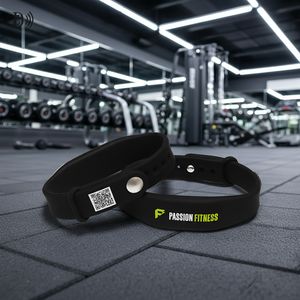 Bracelets en silicone RFID pour événements sportifs, NXP MIFARE Classic EV1 1K, bracelet NFC en silicone pour le contrôle d'accès aux salles de sport/événements - Product Image 1