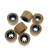 Bracelet en bois de bambou personnalisé fermeture autobloquante Bracelet tissu plastique Bracelet serrures avec dents