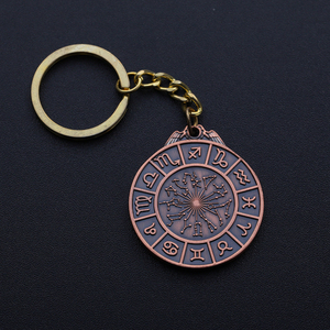 Llavero Metálico Promocional con Diseño de Logotipo Económico, Signo del Zodiaco - Product Image 5