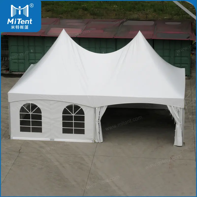 Ticari eğlence çadırı rüzgar geçirmez çadır düğün açık parti Tee-pee-Tent-for-Party