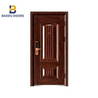 Portes en acier de sécurité, entrée principale, extérieur pour maison, porte d'entrée en métal, nouveau design moderne, autres portes