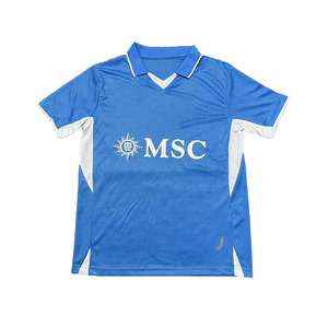 2024-25 New Home Maillot de ventilateur de haute qualité édition thaïlandaise personnalisable respirant Napoli Soccer Kit Club Wear - Product Image 1