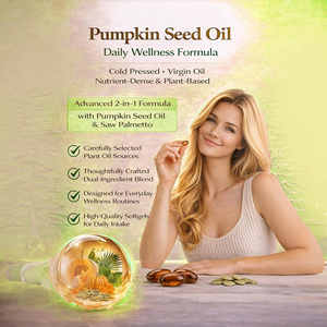 Cápsulas de Saw Palmetto y Semillas de Calabaza de Alta Calidad para Promover el Crecimiento del Cabello y Mejorar la Salud de la Próstata - Product Image 4