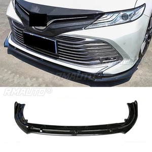 ลิ้นกันชนหน้ารถยนต์ สีดำเงา สำหรับ Toyota Camry 2018-2020 ชุดแต่งกันชนหน้า อุปกรณ์ตกแต่งรถยนต์ - Product Image 2
