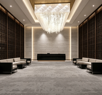 Nylon-Breitformat-Teppichboden 3,66m Rücken Schallabsorbierend Gepolstert Vertrieb Hotel Treppen Bodenbelag