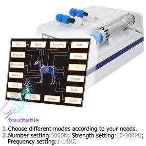 Mesin terapi Shockwave 300MJ, untuk meringankan kuda hewan mengurangi rasa sakit beberapa penggunaan mesin pijat gelombang guncangan profesional - Product Image 4