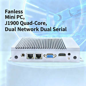 ファンレスインダストリアルミニPC J1900 DDR3デュアルディスプレイデュアルLAN RS232 9-24Vワイド電圧デュアルディスプレイ自動化 - Product Image 2