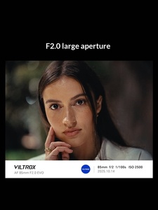 Objectif Viltrox AF 85mm F2.0 pour appareils photo hybrides plein format avec autofocus et grande ouverture, fabriqué en Chine, monture Nikon Z - Product Image 2