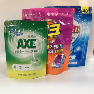 customized detergent laundry soap washing powder packaging bag