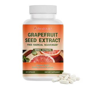 Cápsulas <span class=keywords><strong>de</strong></span> Extracto <span class=keywords><strong>de</strong></span> Semilla <span class=keywords><strong>de</strong></span> Pomelo con Fibra Digestiva, 500mg, Flora Intestinal y Bienestar Digestivo, Vegano, Certificado GMP, a Granel - Product Image 1
