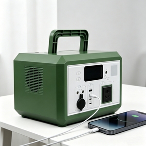 Station d'alimentation portable 600W avec batterie LiFePO4, contrôleur MPPT, onduleur à onde sinusoïdale pure, charge sans fil, port Type-C, port RV, lampe de poche - Product Image 5