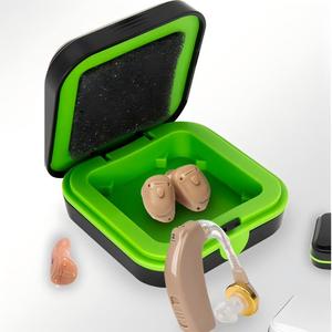 Custom logo Ergonomic Shockproof Plastic <strong>Hearing</strong> <strong>Aid</strong> Protective <strong>Case</strong> with Private Mold for Easy Handling - Product Image 1