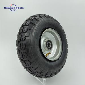 Pneu pneumatique de haute qualité de <span class=keywords><strong>12</strong></span> <span class=keywords><strong>pouces</strong></span> avec jante métallique et roulement à billes 4.10/3.50-5 pour chariot à main, chariot, <span class=keywords><strong>brouette</strong></span> - Product Image 1
