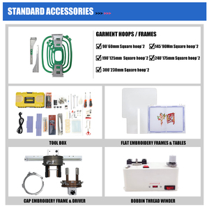 Machine à broder les pierres précieuses, pour broder des patchs d'ordinateur 3D, originale, petite tête plate, usine - Product Image 4