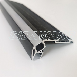 <span class=keywords><strong>Profil</strong></span>és en aluminium <span class=keywords><strong>LED</strong></span> SDW070-R à rainures pour le bord des marches, éclairage pour les zones <span class=keywords><strong>de</strong></span> passage, éclairage vers le haut et vers le bas - Product Image 2