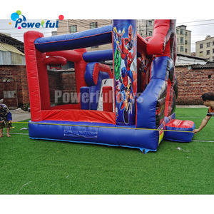 <span class=keywords><strong>Château</strong></span> gonflable géant d'extérieur Spider Man, <span class=keywords><strong>château</strong></span> <span class=keywords><strong>de</strong></span> saut avec toboggan, pour enfants - Product Image 4