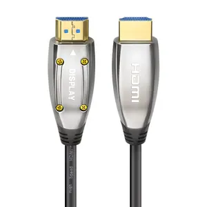 Высококачественный 60 Гц 24K позолоченный Hdmi-кабель 8K 1,5 м 2 м 3 м 5 м, оптоволоконный кабель, кабель Kable для HDTV P