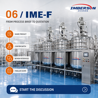 Homogénéisateur industriel 3000L pour la fabrication de détergent liquide et de shampoing, pompe à moteur AC, matériau SUS316, production à grande échelle