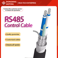 Câble de communication RS485, 1 paire torsadée, 22/24AWG, blindage feuille avec fil de drainage en option, 120Ω pour instrument PLC